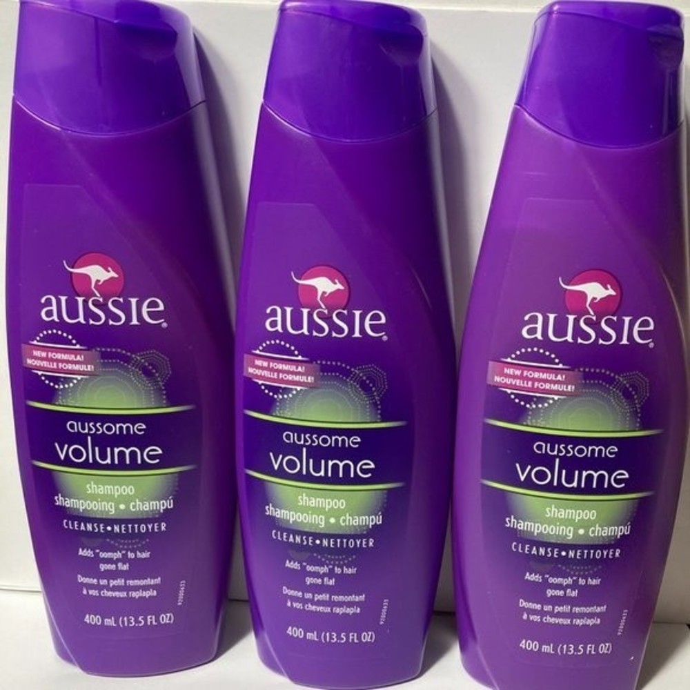 Aussie Aussome Volume Shampoo 3 Bottles DISCONTINUED 13.5 FL OZ